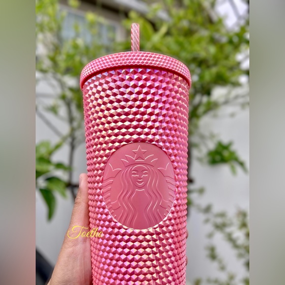 Starbucks Philippines Pink Bubblegum Bling Studded Venti Tumbler - Picture 3 of 9